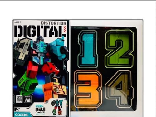 Image of Digital Distortion Robot Toy, Transforming Action Figure, Ages 3+, Cool New Game by Godeke