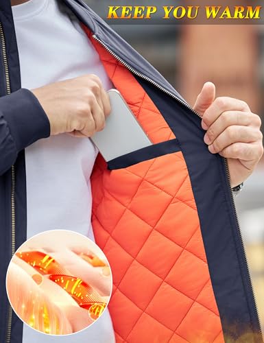 Image of MAGNIVIT Men's Bomber Jacket Casual Fall Winter Military Jacket and Coats Outwear