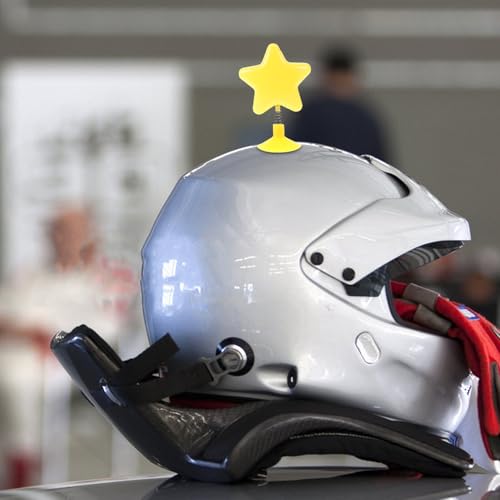 Decoración de casco resistente al clima TOYANDONA pack de 8 estrellas con muelle 7