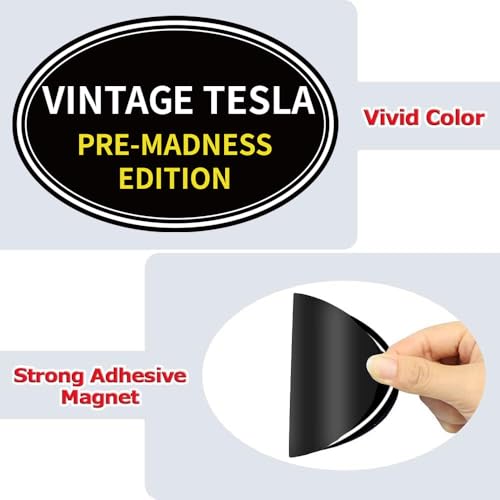 Image of 2 Pack Anti Elon Vintage Pre Madness Edition Magnet - Vinyl Coat of Arms Auto Bumper Magnet