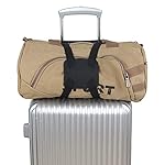 Luggage Straps Bag Bungee， Luggage Straps Suitcase Adjustable Belt，Add a Bag Easy to Travel Suitcase Elastic Strap Belt – (Black) - Image 3