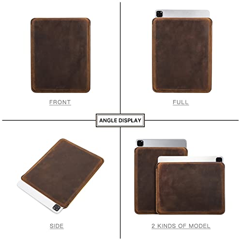 Étui en cuir iPad Pro 12,9 vertical : l'authenticité d'une housse fine et durable