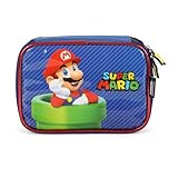 Estojo Escolar Infantil Juvenil Pens Super Mario by Luxcel (AZUL)