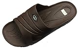 Suave Men's Rubber Sandal Slipper Comfortable Shower Beach Shoe Slip On Flip Flop
