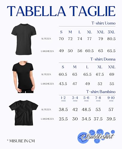 Bubbleshirt Coppia T-Shirt Maglietta Mamma