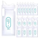 Urinbeutel für Unterwegs 16 Stück Einweg-Urinbeutel 700ml Tragbarer Urinbeutel für Frauen Männer Kinder, Auslaufsicher Super Saugfähig Notfall Urinbeutel Toilette für Camping, Reisen, Wandern, Auto