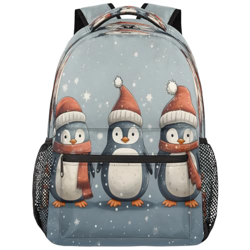 Sac à dos pour ordinateur portable pingouin à rangement multifonctionnel