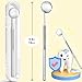 G.CATACC Dental Mirror, Stainless Steel Dentist Tool for Teeth Cleaning Mouth Inspection Mirror with Storage Box