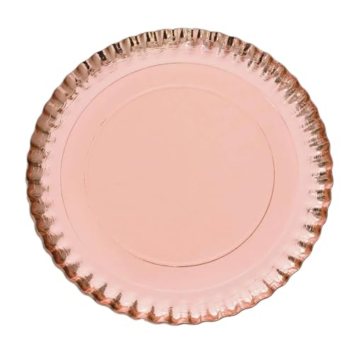 Efavormart 10-Pack Platos Cargadores Desechables Redondos 13 in miniatura 6