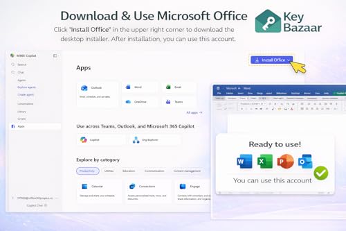 Image of 365 Pro Plus Edition 2026 with AI Chat, 5 Devices Lifetime Validity, Win /MacOS /iOS /Android, 100 GB Cloud Storage, Quick Installation Support. 1-Year Warranty.