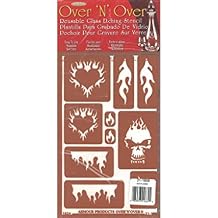 Armour 21-1669 Flames Over N Over Stencil