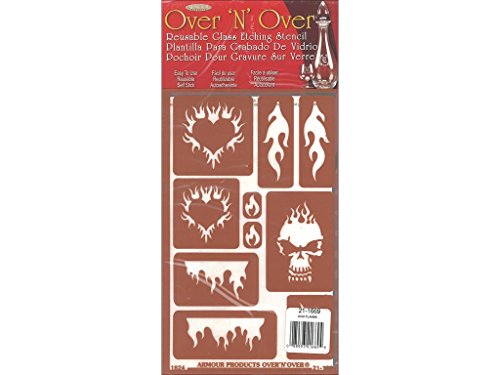 Armour N Over Stencil Flames