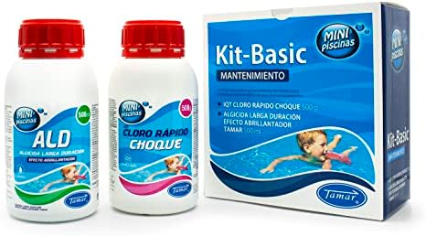 Tamar Kit Basic Mantenimiento Mini Piscinas, Cloro Choque acción ...