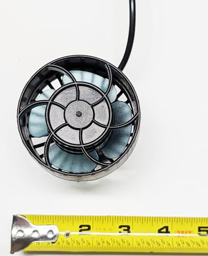 Top view of Jebao ELW-20 Wave Maker Pump with a ruler for size reference