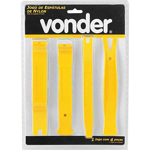 Jogo de Espátulas de Nylon, com 4 Peças, Vonder VDO760