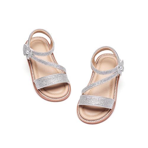 Image of Kiderence Toddler Girls Sandals Little Girls Kids Summer Shoes Toddler Sandals