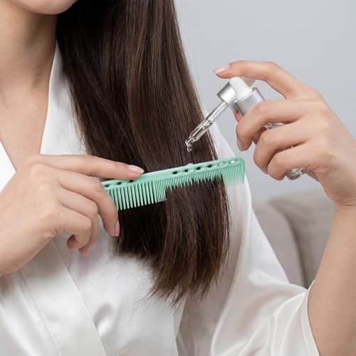 Peines para corte de cabello 6 piezas resistentes al calor miniatura 6