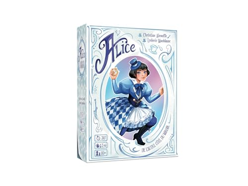 Alice – De l’Autre Côté du Miroir | Jeu de Société Roll & Write Compétitif | 1 à 6 Joueurs | Dès 10 Ans | Univers Onirique et Tactique | Lumberjacks Studio - Blackrock Games