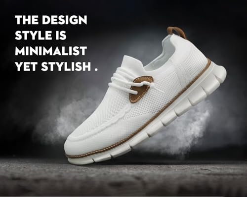 Image of Men's Walking Boat Shoes Slip On Casual Loafers Non Slip Comfortable Lightweight Work Driving Shoes
