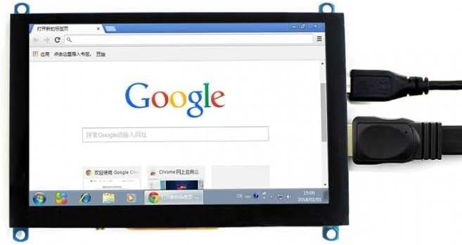 WaveShare 5 Inch HDMI Kapasitif Dokunmatik LCD (Çoklu Sistem) - 800x480 (H)