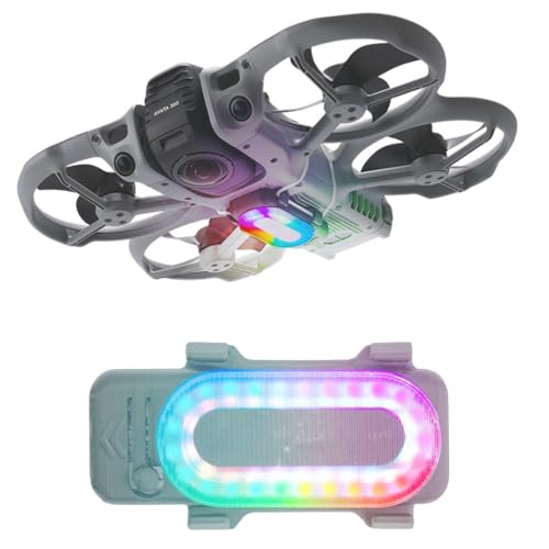 DJI Avata 360 �p ��ԏƖ������f�B���O�M�A �h���[���X�g���{���C�g �����\ ��Ԕ�s�p�[�d���t���b�V��LED�����v���C�g,����12mm�A�b�v,���ʓI�ȃo�b�e���[�ƃZ���T�[�̕ی�,�����̐F��؂�ւ���