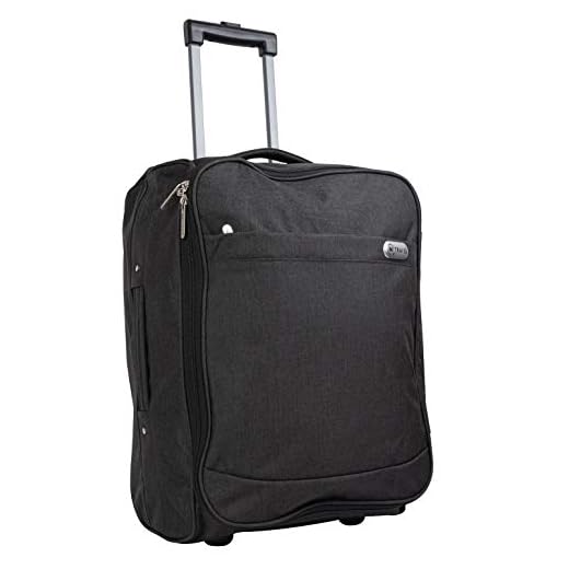 iN Bolsa de viaje con ruedas para equipaje de mano, bolsa de viaje para Easyjet, British Airways, Virgin, Jet 2 y muchas otras aerolíneas o viajes