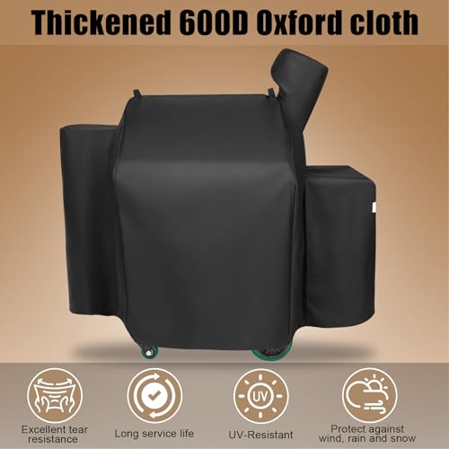 Image of QuliMetal Grill Cover for Green Mountain Daniel Boone Prime WiFi Grills