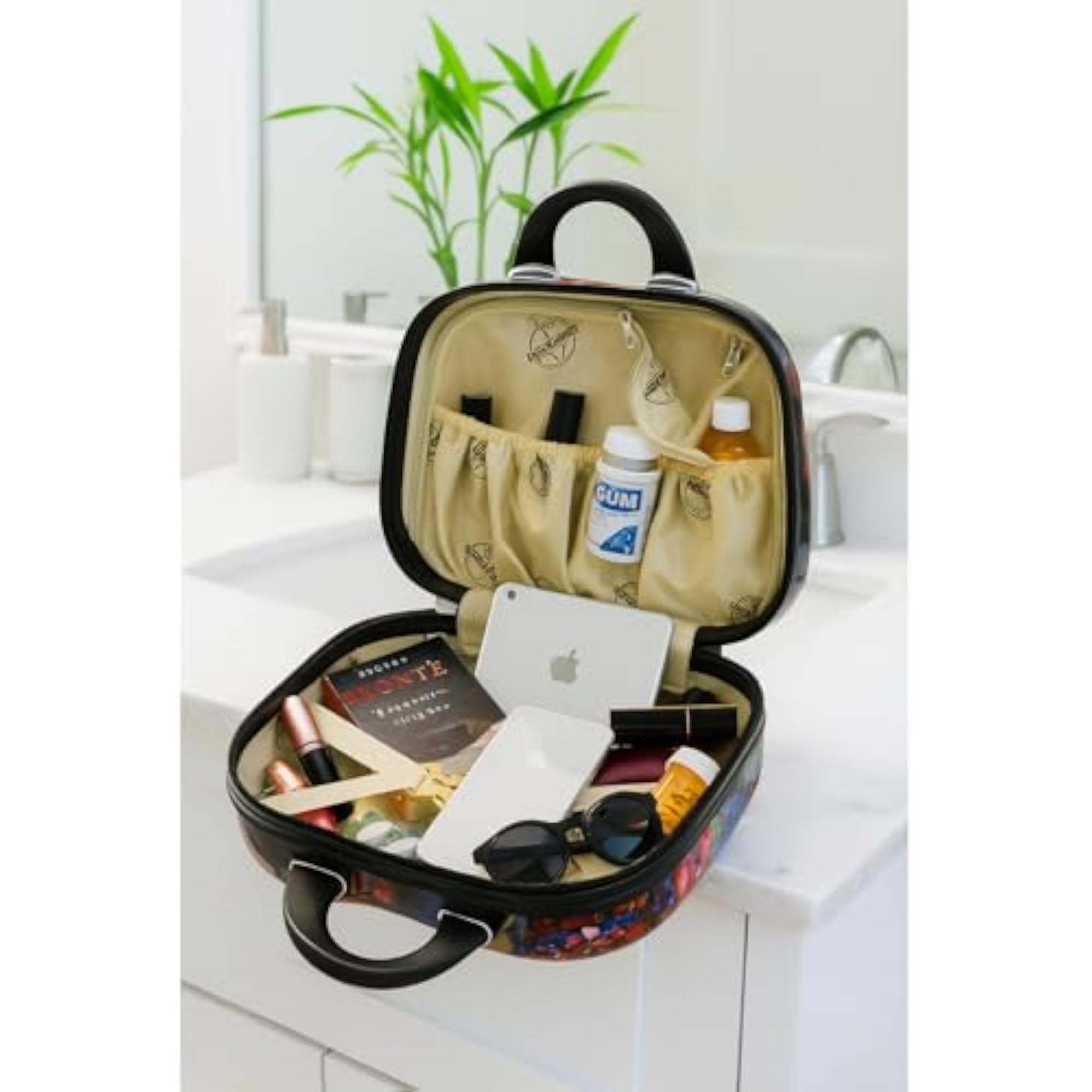 13-Inch Paris Nights Cosmetic Case Shoulder Tote