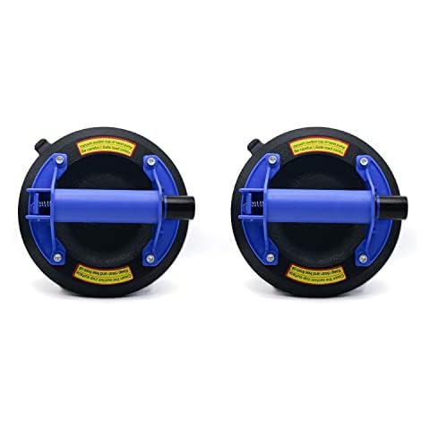 IMETRX Glass Suction Cups Glass Suckers Lifters 8'' Heavy Duty Vacuum Suction Cups (2Pcs/pack, 110kg/240lbs each) for Glass Lifting, Ceramic Lifting Cover
