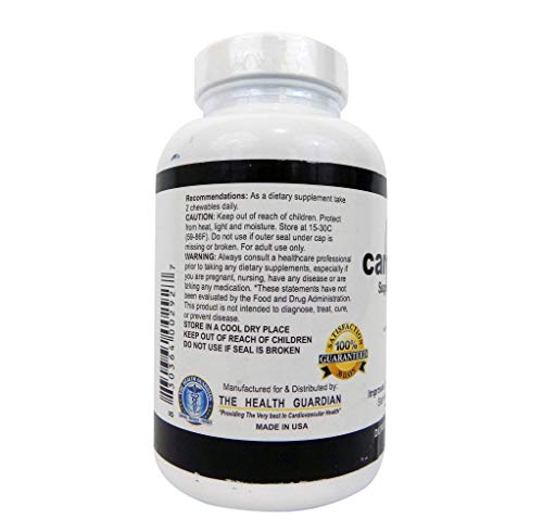 Cardioforlife By Health Guardian - 60 Chewable Tablets - Berry #TOP2