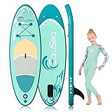 🏄【Productos humanizados】La mochila resistente protege los artículos personales; la base de montaje integrada permite la grabación en tiempo real; el kickpad de EVA evita resbalones; la aleta central proporciona estabilidad y equilibrio incluso a alta velocidad; el anillo en D en la parte trasera permite la fijación de la correa del pie; la válvula de seguridad reduce la posibilidad de fugas de aire.