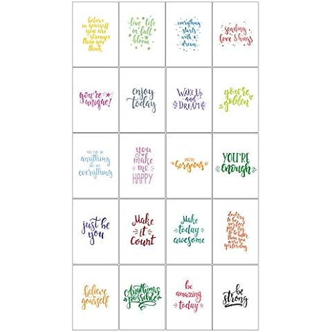 Eco-Friendly Affirmation Greeting Cards Set Cover