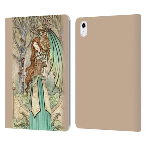 Étui portefeuille en cuir Amy Brown pour iPad Air 11 (2020-2025) motif fée