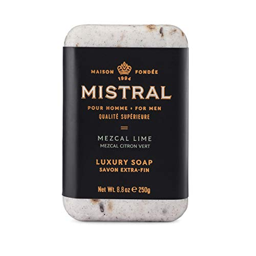 Mistral Bar Soap Organic, Mezcal Lime, Large Bar #TOP4