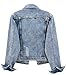 Kedera Denim Jacket for Women Distressed Jean Jackets Button Up Vintage Western Trucker Jacket