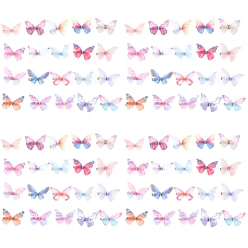 Clips à cheveux mini pour nattes d'école et coiffures colorées de filles