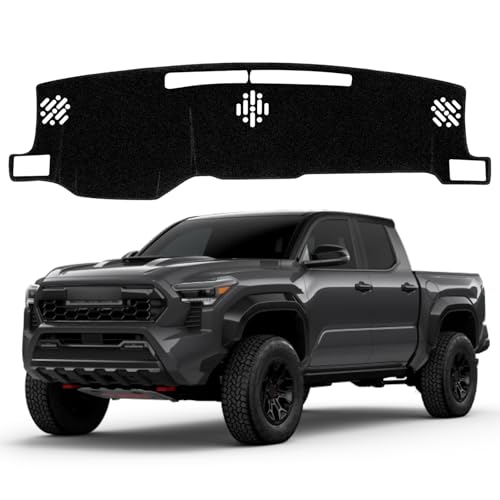 Image of Dash Cover Mat for Toyota Tacoma 2024 2025 2026 Accessories Non-Slip Dashboard Cover Mat Sunshade UV Rays Protector Interior Accessories(Not fit HUD)