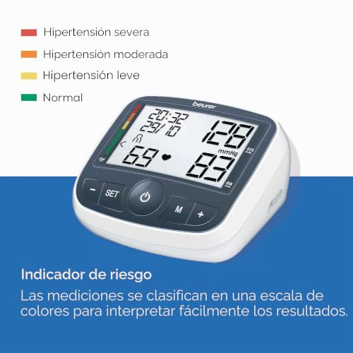 Tensiómetro de brazo Beurer BM40 blanco con adaptador de corriente 2