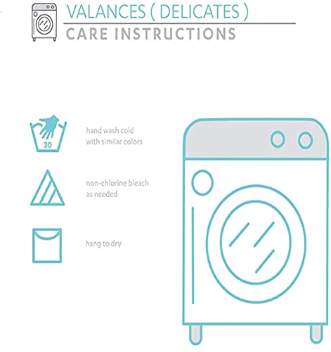 Pearage Ruffled Voile Semi Sheer Curtain Valance, Kitchen Living Room Shabby Chic Ruffle Valance Curtains, Girls Daughters Bedroom Cascade Window Valance Ivory 50X16 Inches #TOP6