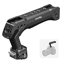SMALLRIG Top Handle Obergriff, Zweiwege und Kompatible QR-Slide-NATO-Schiene für ARRI mit 1/4\-20-Schraube, Ergonomisches Design, 15kg max Tragkraft, Mehrere Integrierte Befestigungspunkte – 5632