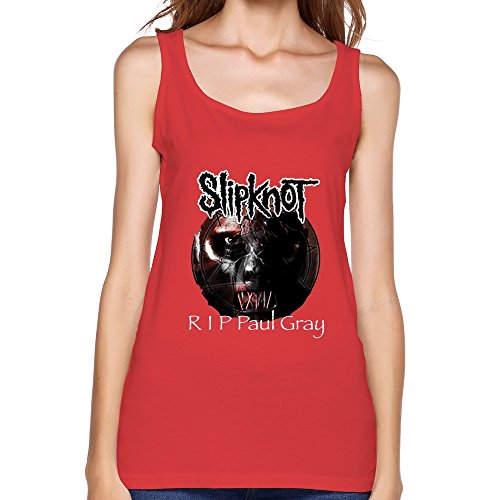 Buy LR Women's Slipknot Antennas To Hell Skull Cotton Tank Top Tee Red S  Online at desertcartMontenegro