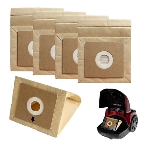 5Pcs Vacuum Cleaner Bags Multiple Filtration Technology for Air Cleanliness Hoover Bags Durable and Tear Resistant Bush Hoover Bags For VYTRONIX RBC02 BC-402 BC-501 Argos Value VC-401 VC-402