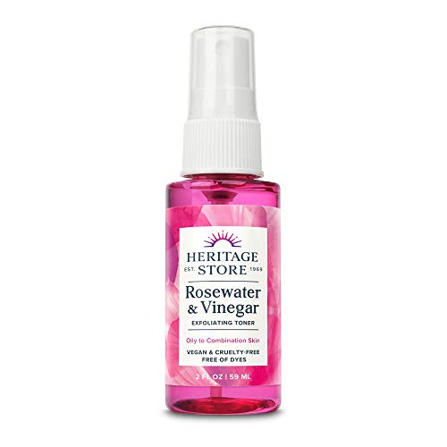 Heritage Store Rosewater Vinegar | with Apple Cider Vinegar | Hydrates, Refreshes & Clarifies Skin | No Alcohol | 2oz Heritage Store Rosewater Vinegar | with Apple Cider Vinegar | Hydrates, Refreshes & Clarifies Skin | No Alcohol | 2oz