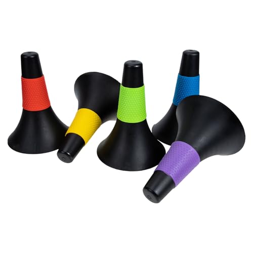 Cônes de football pour entraînement d'agilité en PE résistant lot de 5 pièces multicolores