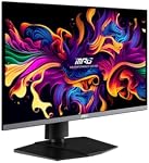 MSI MPG 271QRX QD-OLED, 27 OLED Gaming Monitor, 2560 x 1440 (QHD), 0.03ms Response time, 360Hz, True Black HDR 400, HDMI, DP Port, USB Type C, Tilt, Height, Black