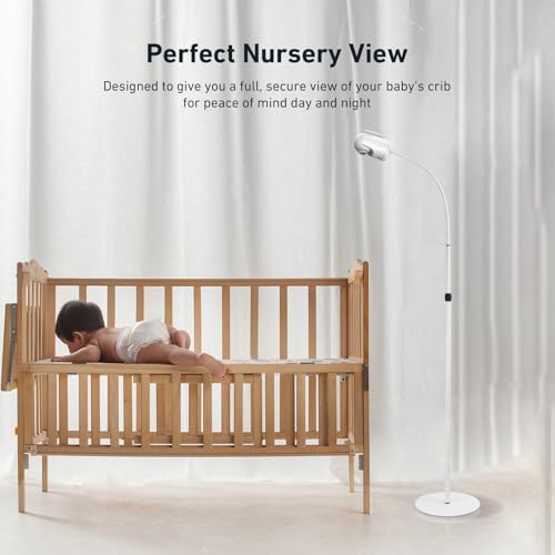 Support de sol réglable Holicfun pour moniteurs bébé de 134 à 170 cm - 2