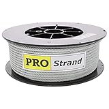 PRO Strand 1/8" X 1000', 7x19, Galvanized Cable Reel