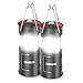 2 Pack Rechargeable LED Camping Lantern, COSOOS Portable Lantern Flashlight with Built in Battery, 4 Lighting Modes, Survival Kit for Emergency, Hurricane, Storm, Power Outage