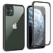 Produktbild Leedia 360 Grad Hülle Kompatibel mit iPhone 11 Hülle Ganzkörper Eingebauter Glas Displayschutzfolie Stoßfest iPhone 11 Schutzhülle Transparent Clear Durchsichtig Handyhülle für iPhone 11 6.1" Schwarz