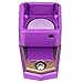 VBESTLIFE Billiard Chalk Case Aluminum Portable Chalk Holder with Belt Clip Purple Pool Cue Chalk Box Pocket Size for Billiards Accessories